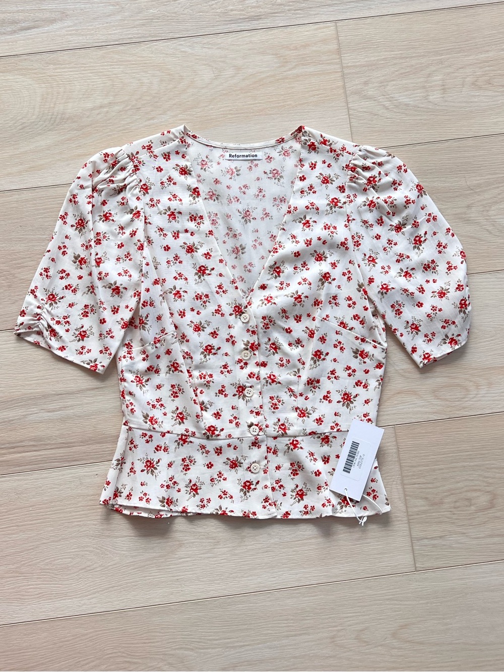 NWT Reformation Ama top in “Colette” size 0